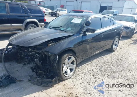 2015 Dodge Charger Police из США, поврежденный, VIN 2C3CDXAG2FH890743